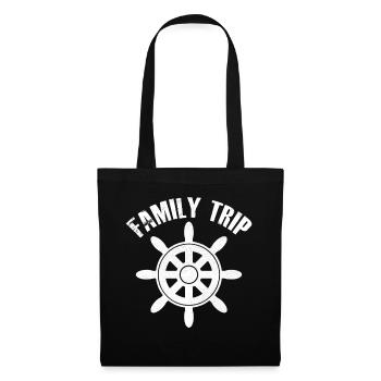 Cruise Trip Ship Family Trip vacation shirt - Tote Bag - black - Front