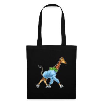 Patins de patinage sur glace Girafe - Sac en tissu - noir - Devant