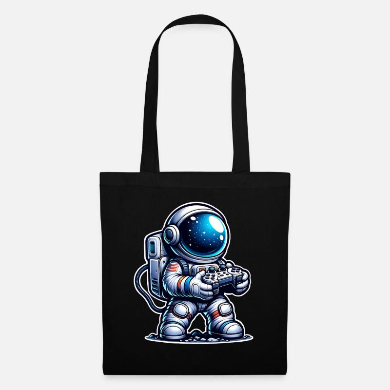 Gaming Astronaut - Stoffbeutel - Schwarz
