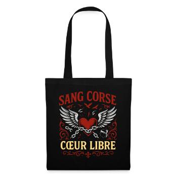 Sang Corse Coeur Libre - Sac en tissu - noir - Devant