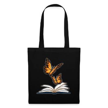 Butterfly Book - Tote Bag - black - Front