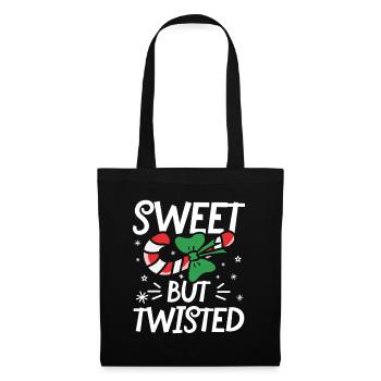 Sweet but twisted - Stoffbeutel - Schwarz - Vorne