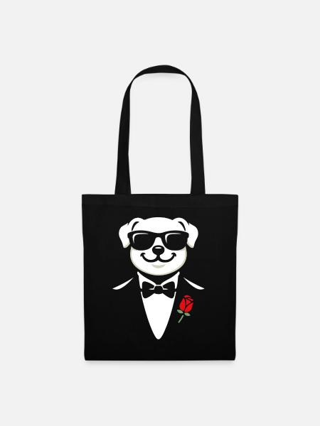 Gentleman Pup - Stoffbeutel - Schwarz