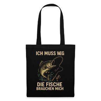 Pêche canne à pêche Sport Nature Adventure - Sac en tissu - noir - Devant
