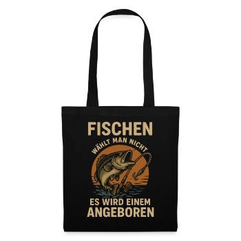 Fish Fishing Sport Rod Adventure - Tote Bag - black - Front