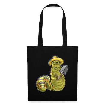 Chenille Jardinier Pelle Jardin - Sac en tissu - noir - Devant