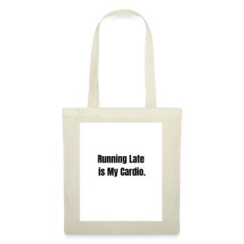 Running Late – Fitness Level: Zero - Tote Bag - nature - Front