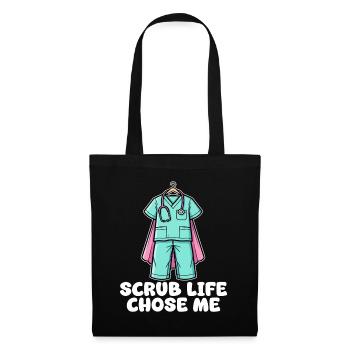 SCRUB LIFE CHOSE ME - NURSE GIFT - Tote Bag - black - Front