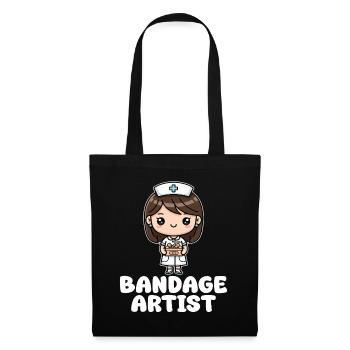 BANDAGE ARTIST - CADEAU INFIRMIÈRE - Sac en tissu - noir - Devant