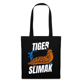 Tiger Slimak Shirt | Funny shirt - Tote Bag - black - Front