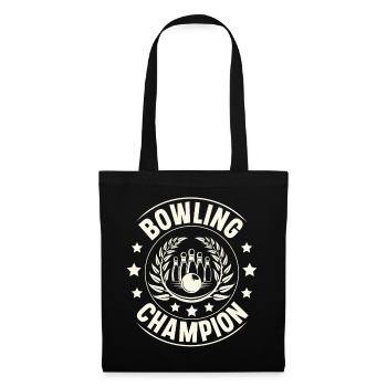 Bowling Champion - Sac en tissu - noir - Devant