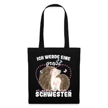 Announcing offspring I'm going to be a big sister in 2027 - Tote Bag - black - Front