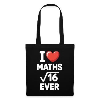 Math I Love Maths Math Nerd Math Teacher - Tote Bag - black - Front