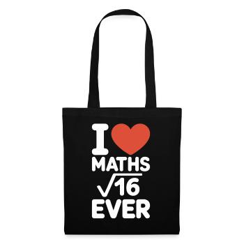Math I Love Maths Math Nerd Math Teacher - Tote Bag - black - Front