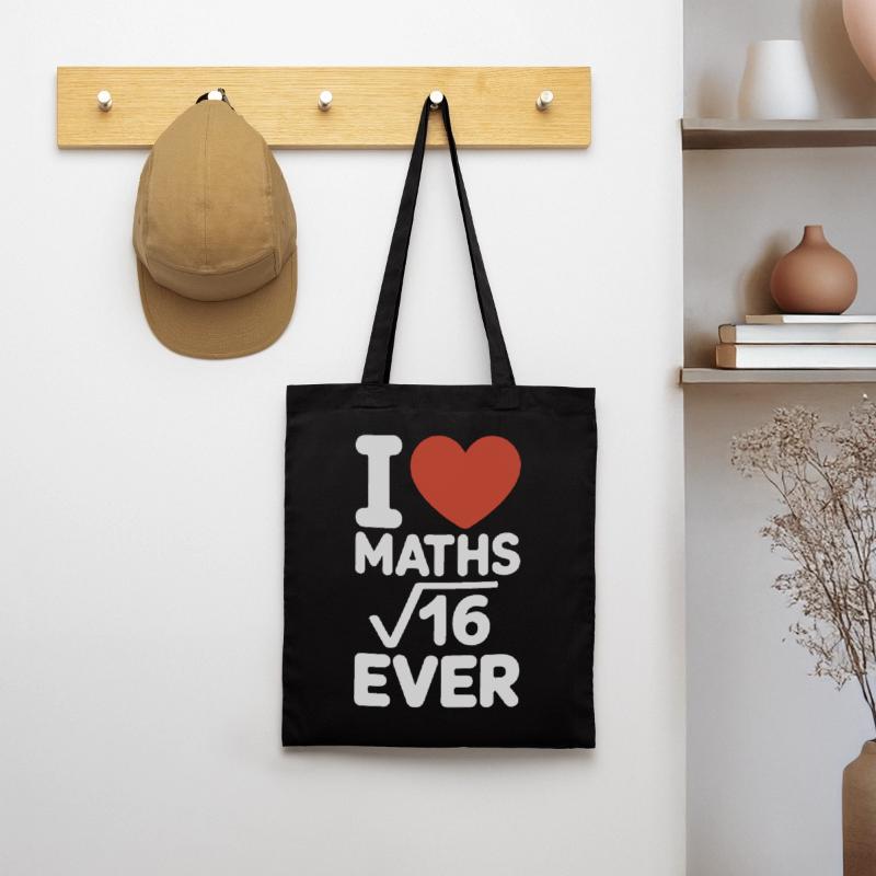 Math I Love Maths Math Nerd Math Teacher Tote Bag