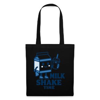 Milk Shake - Stoffbeutel - Schwarz - Vorne