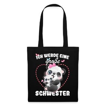 Announcing offspring I'm going to be a big sister in 2027 - Tote Bag - black - Front