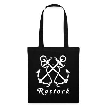 Rostock Ankerliebe - Tote Bag - black - Front