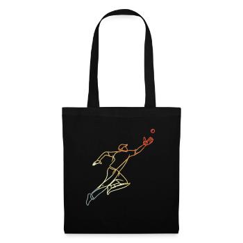 Cricketer Sketch Vintage Look - Tote Bag - black - Front