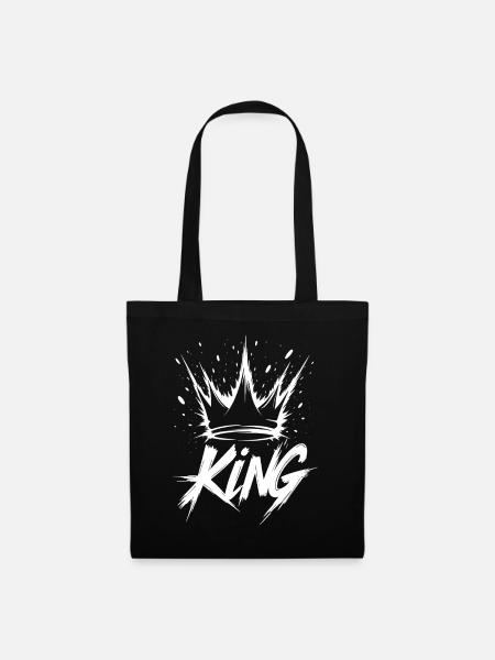 König Krone Splash King Crown - Stoffbeutel - Schwarz