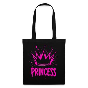 Princess Crown Splash - Tote Bag - black - Front