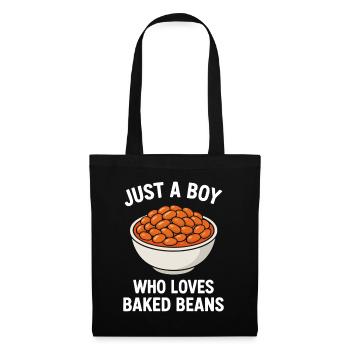 Just A Boy Who Loves Baked beans - Tote Bag - black - Front