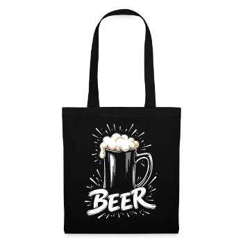 Beer Mug - Tote Bag - black - Front