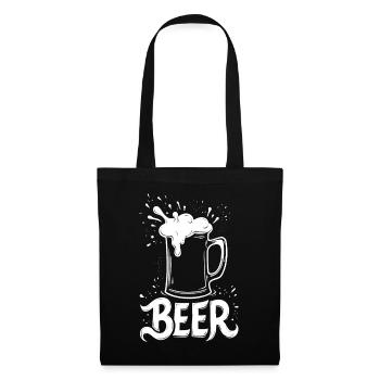 Beer Mug - Tote Bag - black - Front
