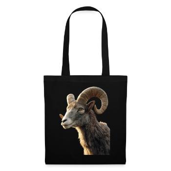 Aries mouflon Aries Wild Sheep Male Sheep - Tote Bag - black - Front