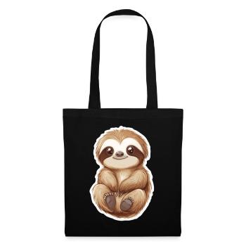 Paresse - Sac en tissu - noir - Devant