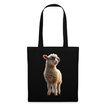 Sheep Lamb Sheep Domestic Sheep Shepherd Sweet Sheep - Tote Bag - black - Front