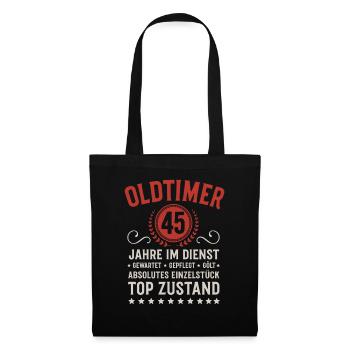 Anniversaire de l’entreprise 45 ans Anniversaire - Sac en tissu - noir - Devant