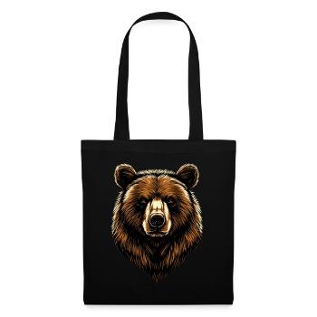Brown Bear, Grizzly Bear, Bear Brothers, Forest, Wild Bears - Tote Bag - black - Front