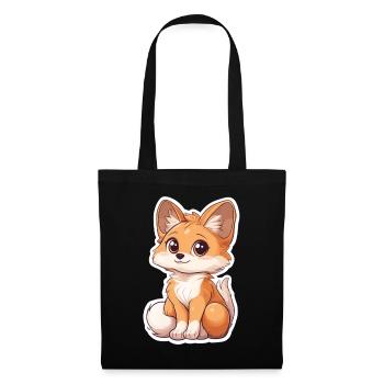 Fox - Tote Bag - black - Front