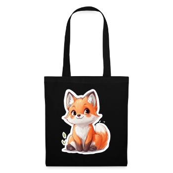 Fox - Tote Bag - black - Front