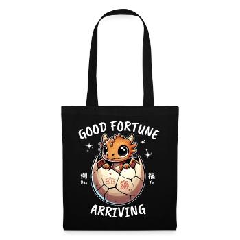 Good Fortune Fantasy Dragon Shell Hatching - Tote Bag - black - Front