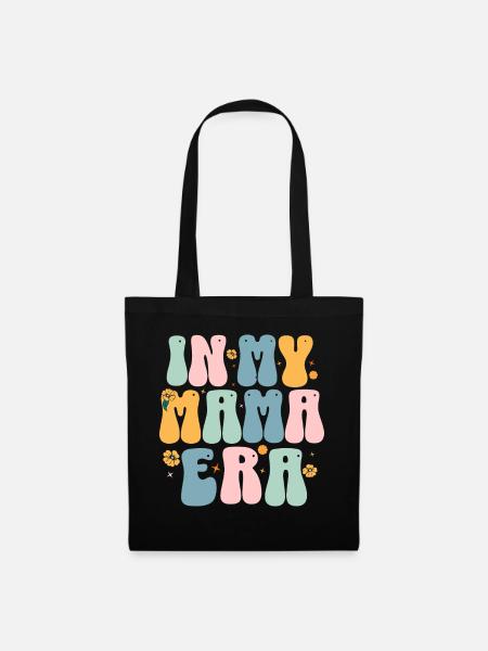 In meiner Mama-Ära - Stoffbeutel - Schwarz