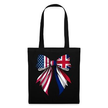 Coquette Bow Royaume-Uni UK Roots - Sac en tissu - noir - Devant