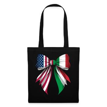 Coquette Bow Italy Roots Heritage - Tote Bag - black - Front