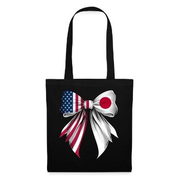 Coquette Bow Japan Roots Heritage Japanese - Tote Bag - black - Front