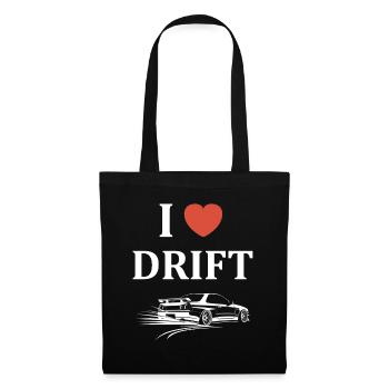 Design Drift Racing Car Passion - Sac en tissu - noir - Devant