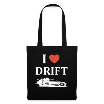 Leidenschaftliches Drift-Car-Design - Stoffbeutel - Schwarz - Vorne
