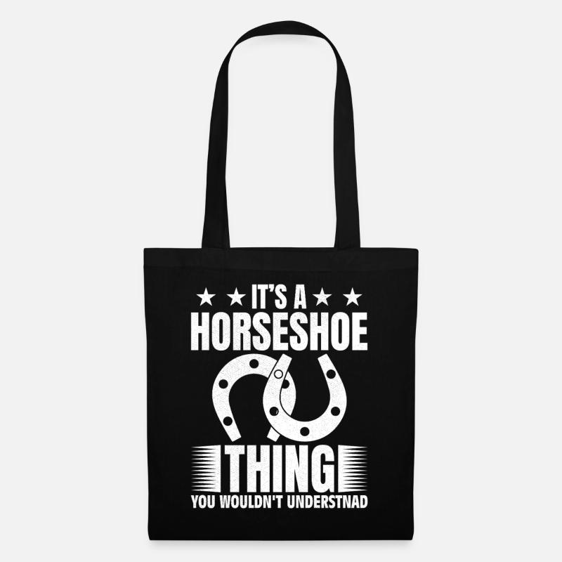 It's a horseshoe thing you would not understand - Stoffbeutel - Schwarz