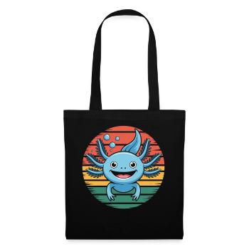 Axolotl Animal Design - Tote Bag - black - Front