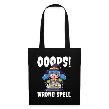 OOOPS! WRONG SPELL - WITCH HALLOWEEN - Tote Bag - black - Front