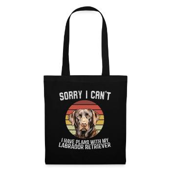 Labrador Retriever Humour T-Shirt - Tote Bag - black - Front