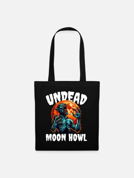UNTOTE MONDGEHEUL - ZOMBIE HALLOWEEN - Stoffbeutel - Schwarz
