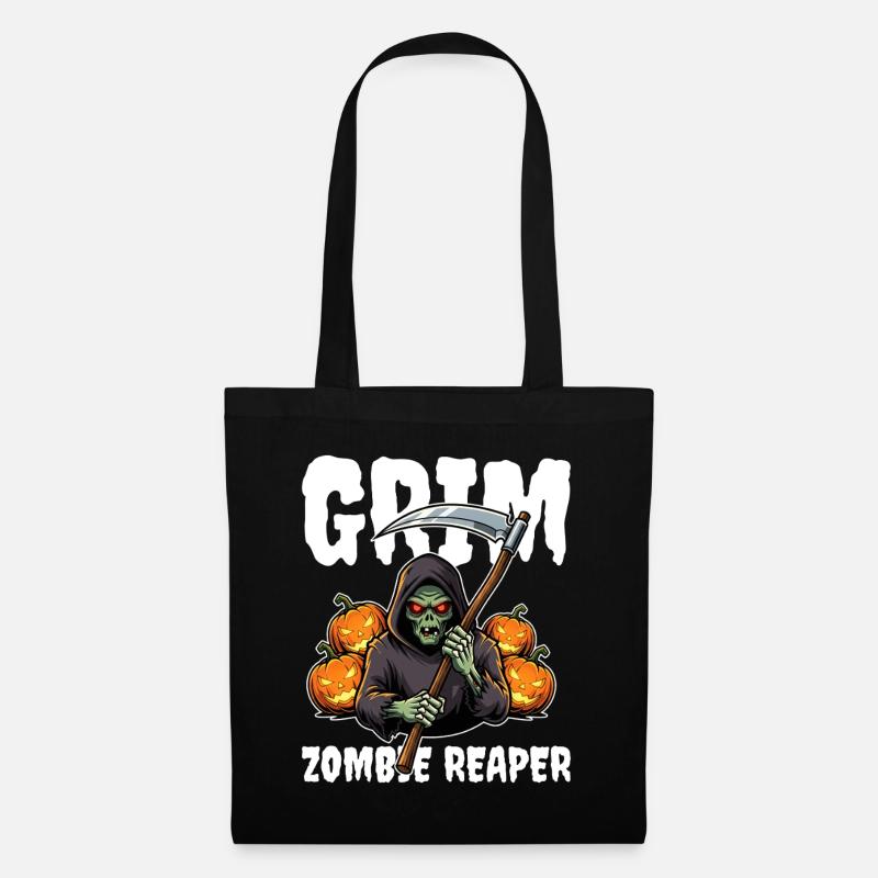 GRIMMIGER ZOMBIE REAPER - ZOMBIE HALLOWEEN - Stoffbeutel - Schwarz