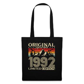 33ème Anniversaire Millésime Septembre Millésime 1992 - Sac en tissu - noir - Devant