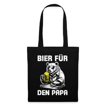 Beer drinkers BEER FOR DAD Fathers Funny - Tote Bag - black - Front